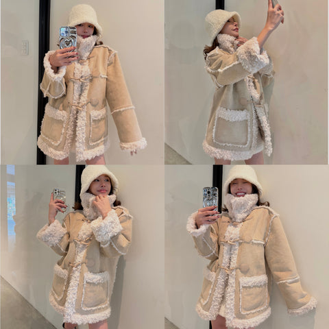 2way リバーシブルムートンコート(Ivory)