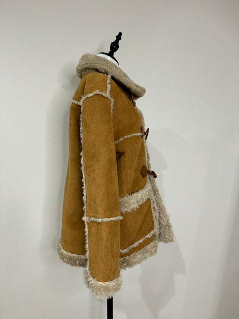 2way リバーシブルムートンコート(Brown)