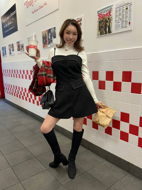 Shaped onepiece(Black)