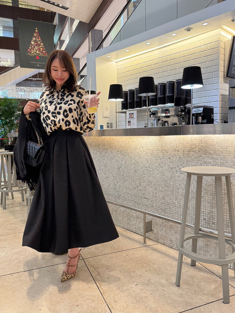 Longタックスカート(Black)