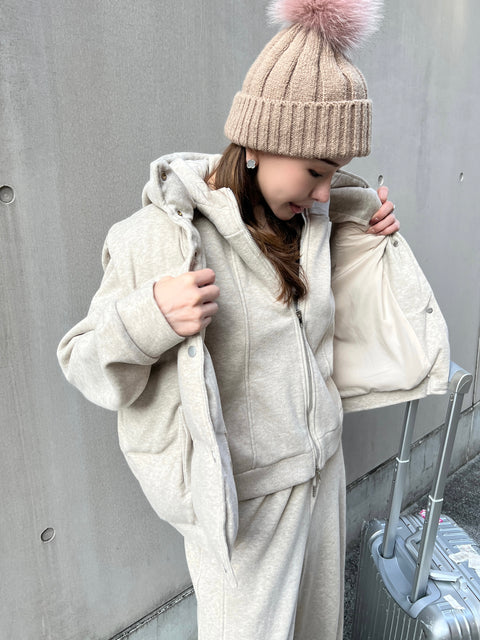 A/W 3SETUP／beige(送料無料) 再販売ご予約受付け中
