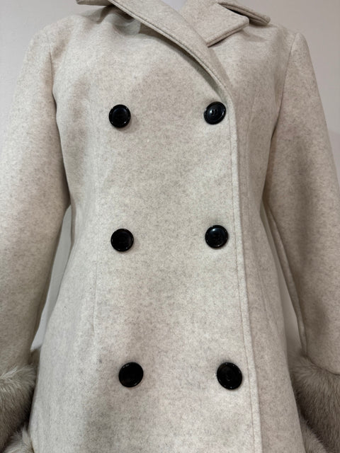 Bigfur Pコート(Ivory)
