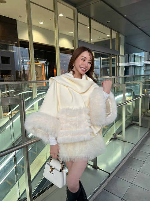 Fur Cape & Scarf Set (再販売ご予約受付中)