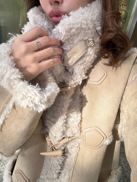 2way リバーシブルムートンコート(Ivory)