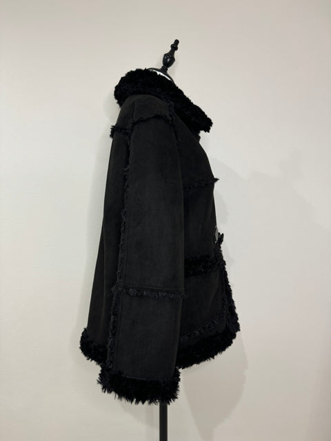 2way リバーシブルムートンコート(Black)