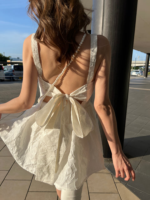 Jacquard Ribbon Dress