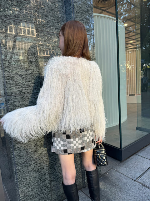 Fringe Shaggy jacket/送料無料・ご予約受付中