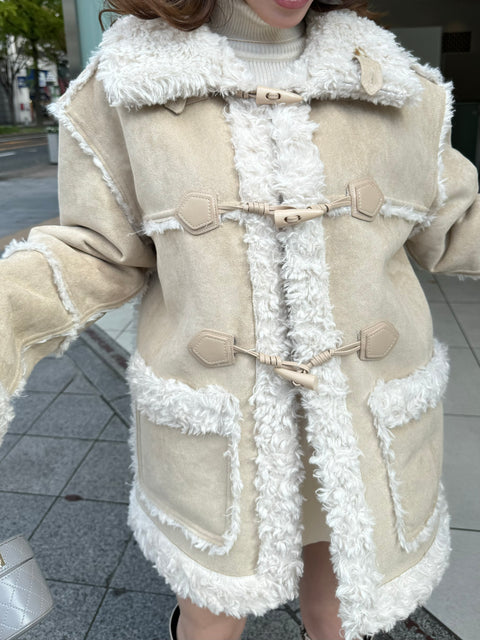 2way リバーシブルムートンコート(Ivory)