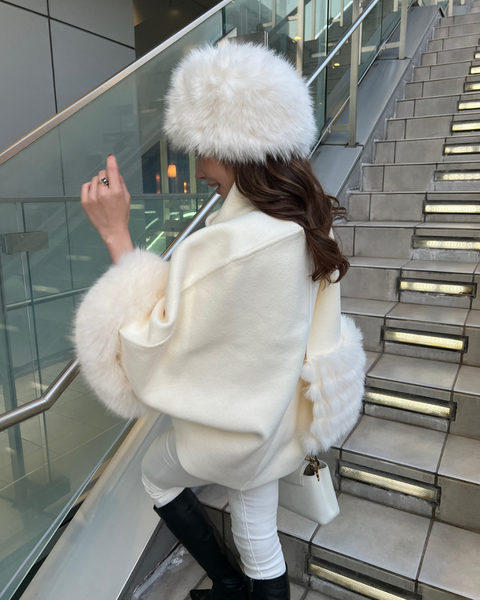Fur Round Hat