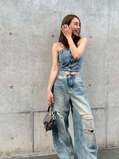 Vintage Denim Setup／送料無料 (全サイズご予約受付中)Sは完売した為再販ご予約受付となります。