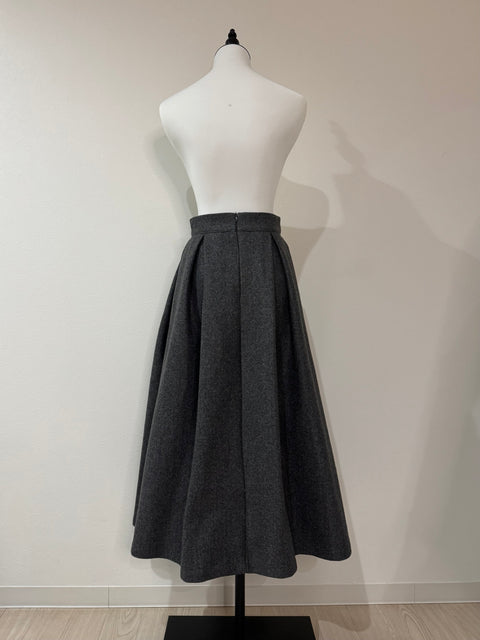 Longタックスカート(Gray)