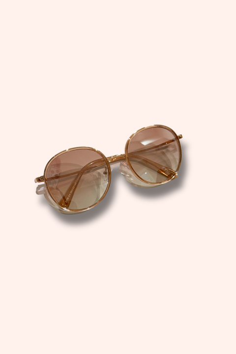 sunglasses／pink gold・送料無料