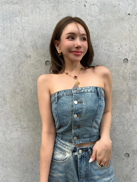 Vintage Denim Setup／送料無料 (全サイズご予約受付中)Sは完売した為再販ご予約受付となります。