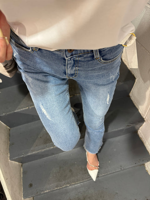 Flare denimpants／Blue(送料無料)