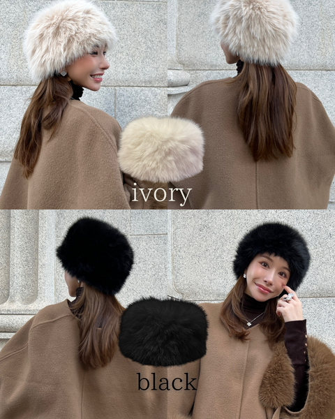 Fur Round Hat