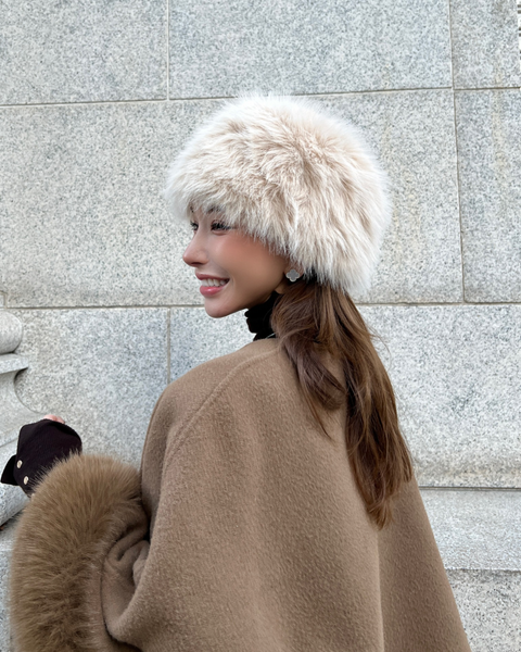 Fur Round Hat