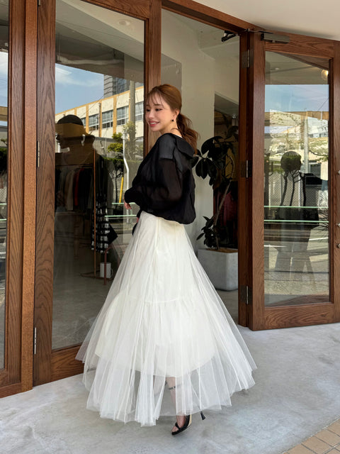 tulle skirt(先行予約販売)/送料無料