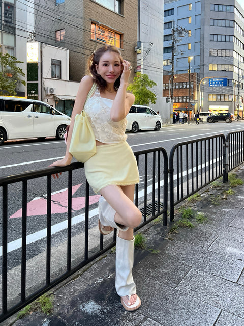 Drape Sandal Boots／ivory(只今ご予約受付中)
