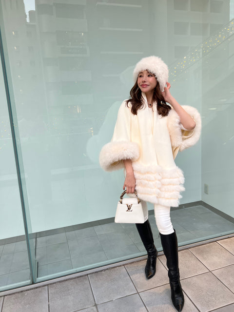 Fur Cape 3-Piece Set(再販売ご予約受付中)
