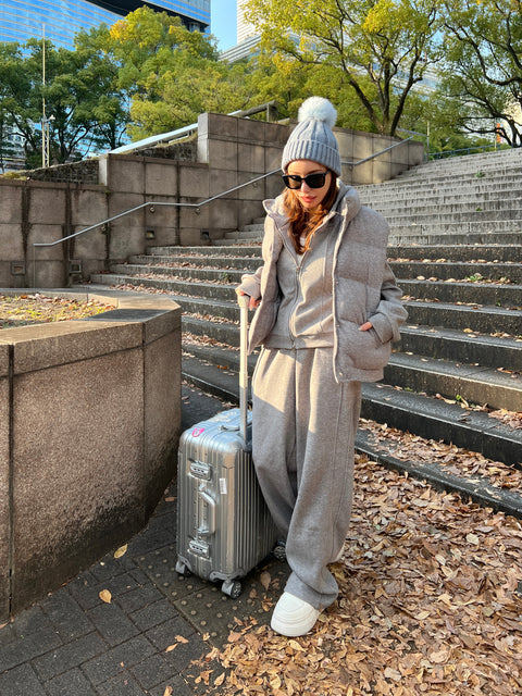 A/W 3SETUP／gray(送料無料)再販売ご予約受付け中