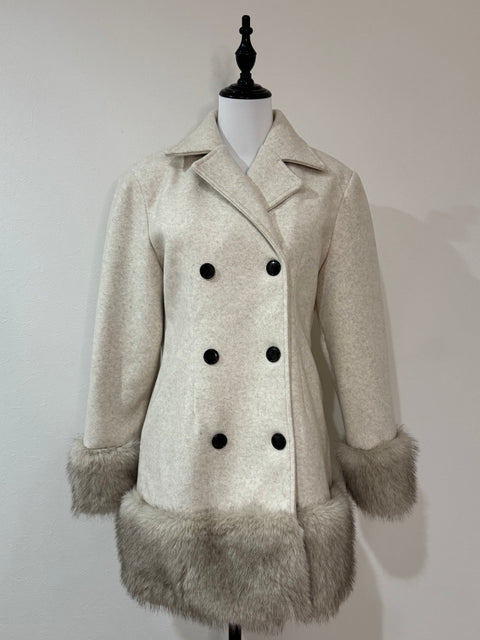 Bigfur Pコート(Ivory)