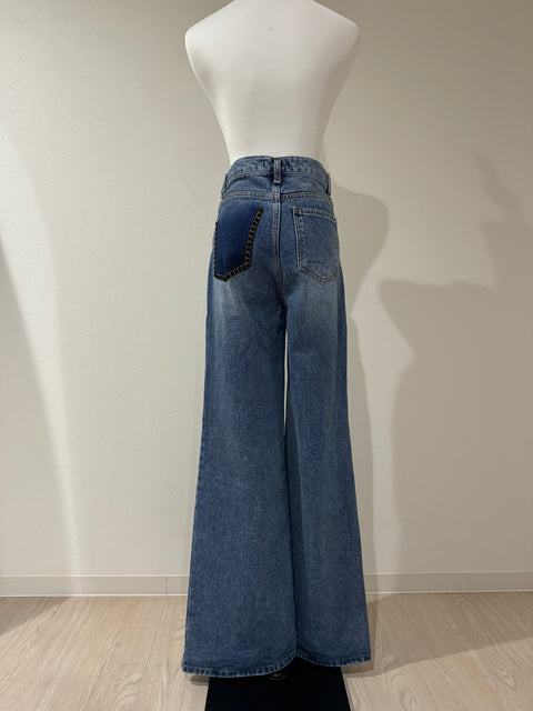 “美”シルエットDenim pants