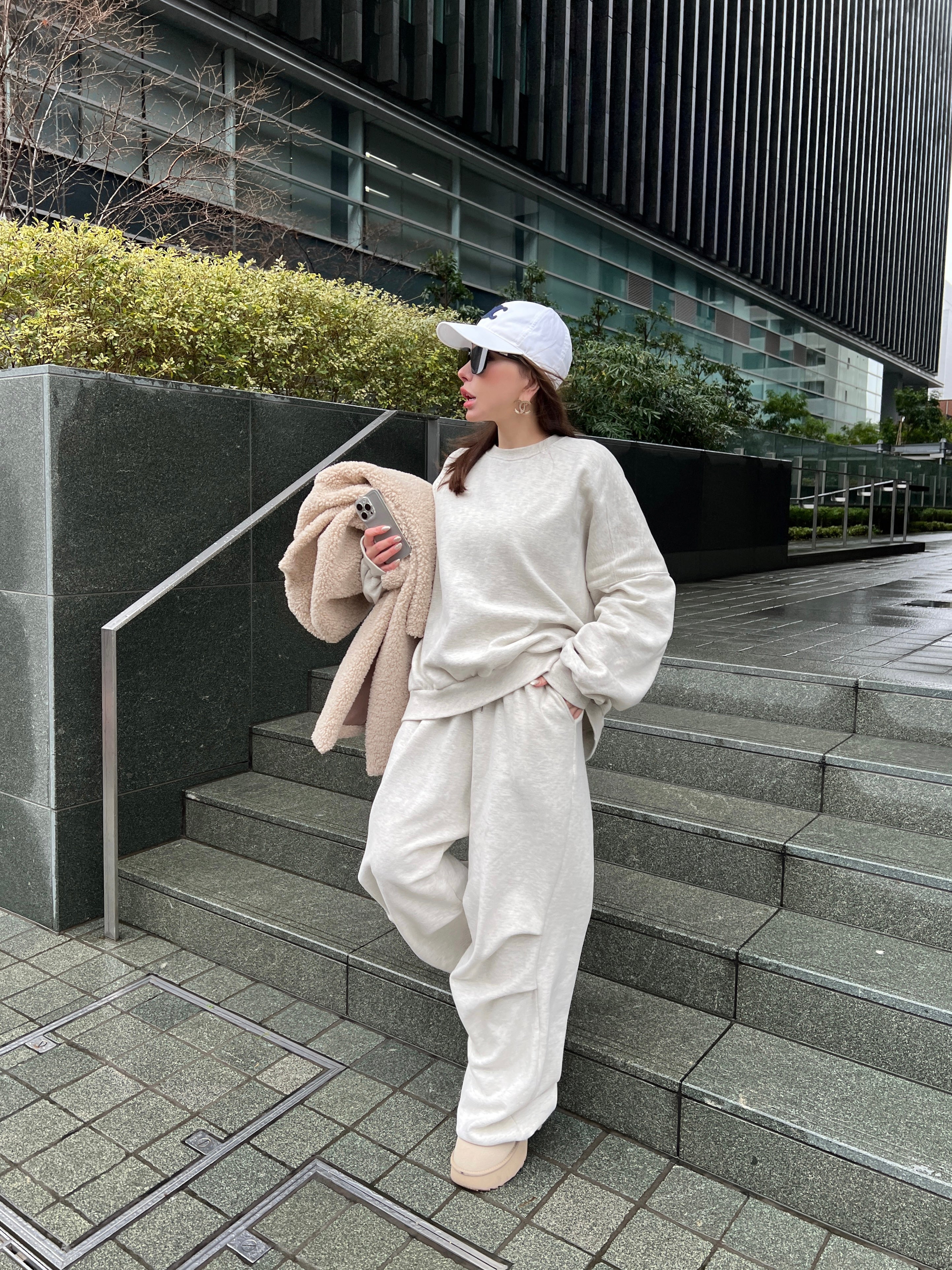 fuckmylife flexwitme 白セットアップ Soft Warm Setup／Unisex(送料無料) – Bellfia f.c.d