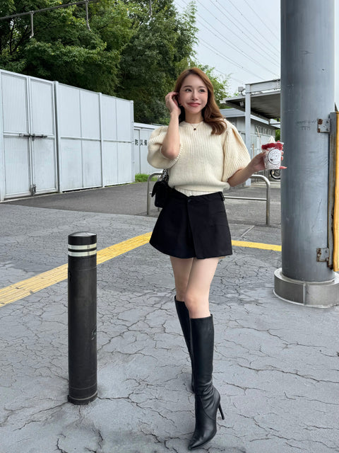 Volume Puff Knit