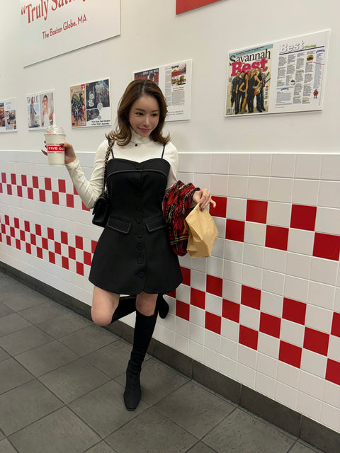 Shaped onepiece(Black)