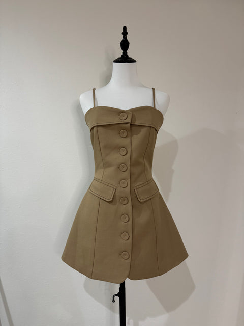 Shaped onepiece(Beige)
