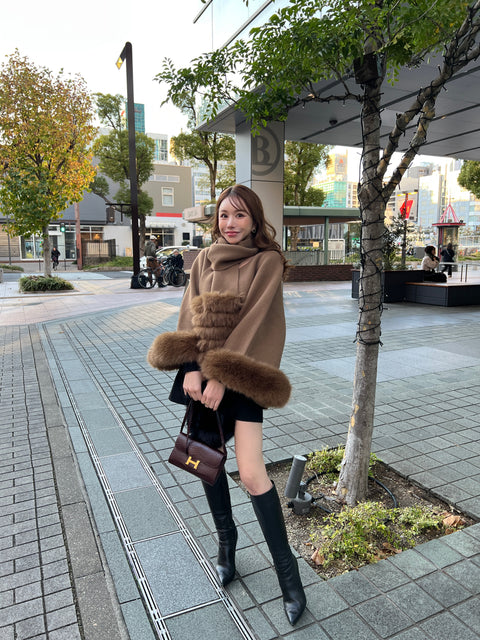 Fur Cape & Scarf Set (再販売ご予約受付中)