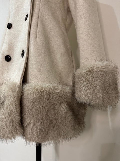 Bigfur Pコート(Ivory)