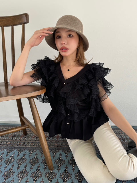 Lace Bouquet Blouse