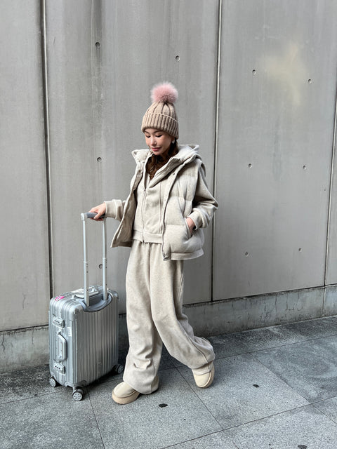 A/W 3SETUP／beige(送料無料) 再販売ご予約受付け中