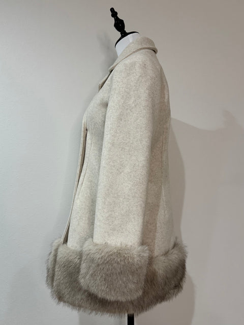 Bigfur Pコート(Ivory)