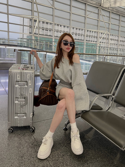 Balloon Sleeve Sweat Top