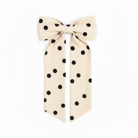 Dot Holter Long Dress／White