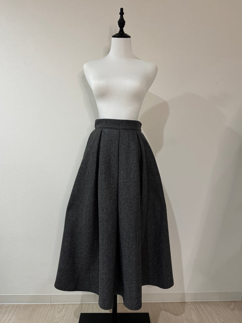 Longタックスカート(Gray)