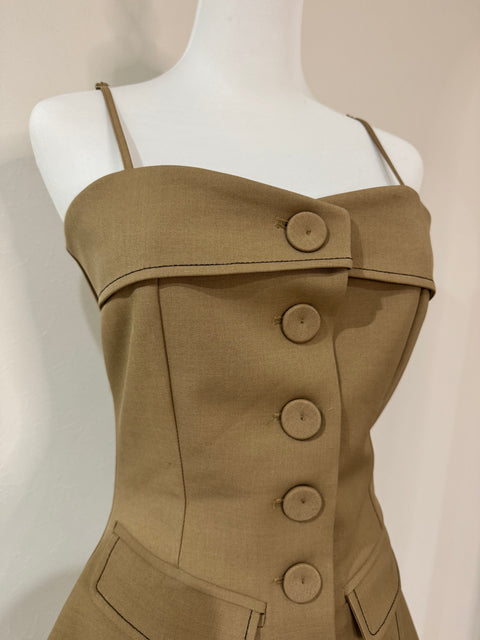 Shaped onepiece(Beige)