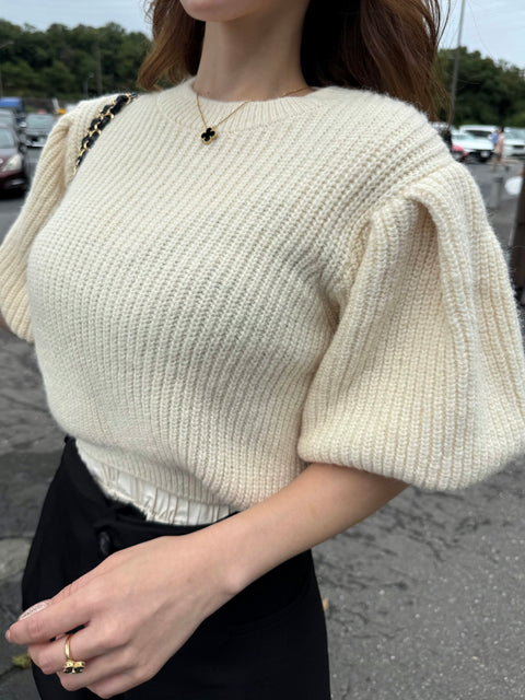 Volume Puff Knit