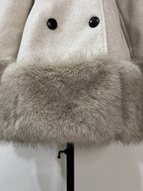 Bigfur Pコート(Ivory)