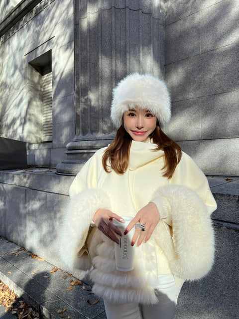 Fur Cape 3-Piece Set(再販売ご予約受付中)