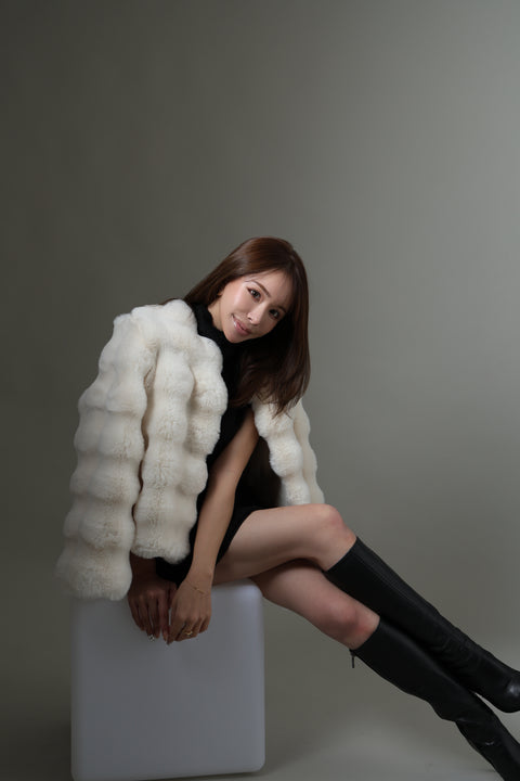 FUWAMOCOファーコート(White)