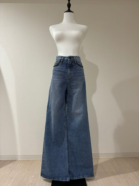 “美”シルエットDenim pants