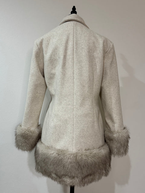 Bigfur Pコート(Ivory)