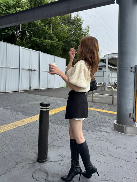 Volume Puff Knit
