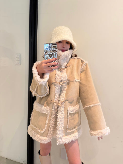 2way リバーシブルムートンコート(Ivory)