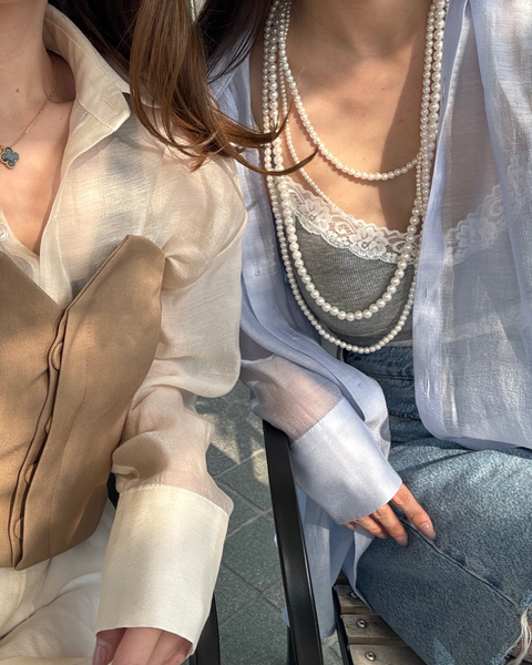 Sheer shirt(3Color)
