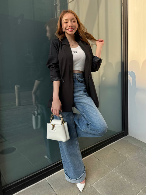 “美”シルエットDenim pants