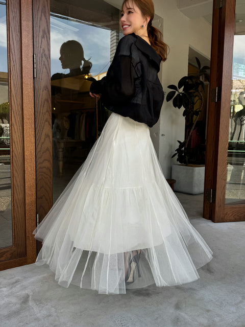 tulle skirt(先行予約販売)/送料無料